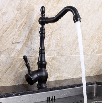 Antique Brass Finish One Hole One Handle Black Bronze Kitchen Tap TP0415E Antique Brass Finish One Hole One Handle Black Bronze Kitchen Tap TP0415E