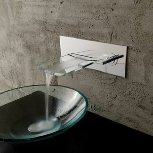 Single Handle Chrome Waterfall Bathroom Sink Tap T0500 Single Handle Chrome Waterfall Bathroom Sink Tap T0500