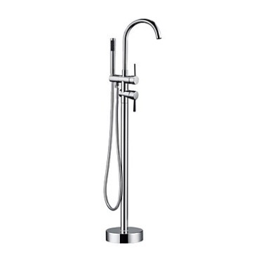 Contemporary Floor Standing Tub Tap with Hand Shower T0722FS Contemporary Floor Standing Tub Tap with Hand Shower T0722FS