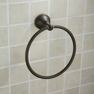 Black Rubbed Bronze Round Towel Ring TAB1007 Black Rubbed Bronze Round Towel Ring TAB1007