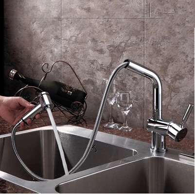 New Arrival Contemporary Copper Kitchen Mixer Pull Out Tap DB1001 New Arrival Contemporary Copper Kitchen Mixer Pull Out Tap DB1001