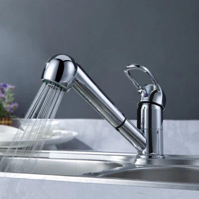 Simple Design Hot and Cold Kitchen Brass Pull Out Tap RF7041 Simple Design Hot and Cold Kitchen Brass Pull Out Tap RF7041