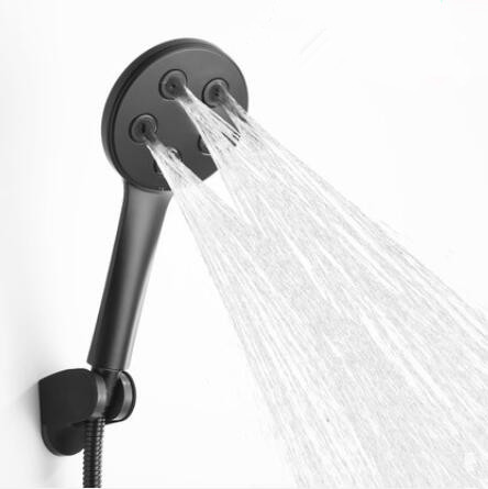 ABS Black Bathroom Hand Hold Shower Pressurized No Punching Shower Heads SH045 ABS Black Bathroom Hand Hold Shower Pressurized No Punching Shower Heads SH045