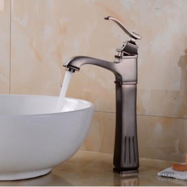 European Style Antique Basin Tap ORB Mixer Tall Bathroom Sink Tap T0105ORH