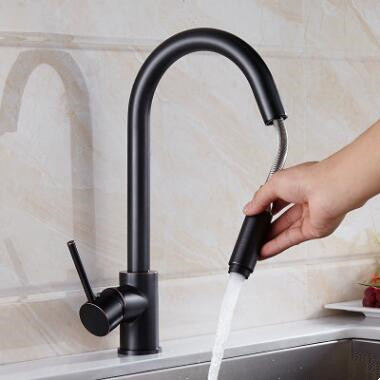 Pull Out Kitchen Tap Black Bronze Brass Mixer Water Kitchen Sink Tap T0171P Pull Out Kitchen Tap Black Bronze Brass Mixer Water Kitchen Sink Tap T0171P