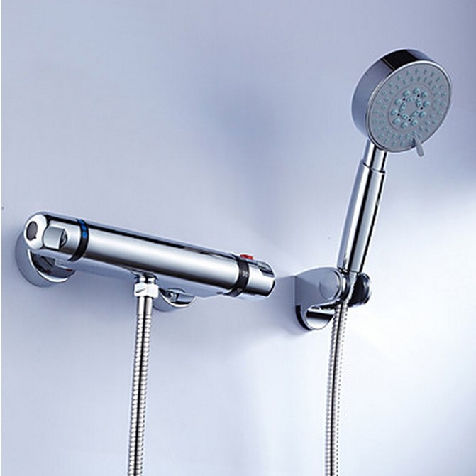 Brass Thermostatic Shower Tap With Handshower TT0213S Brass Thermostatic Shower Tap With Handshower TT0213S