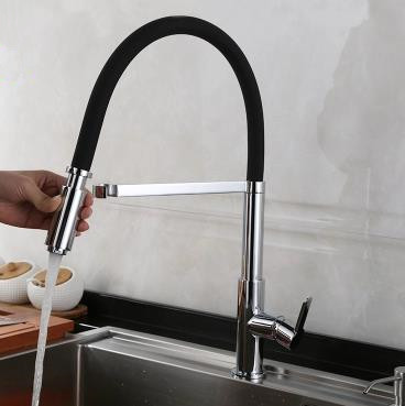 Black Brass High End Pumping Mixer Water Kitchen Tap T0530BP Black Brass High End Pumping Mixer Water Kitchen Tap T0530BP