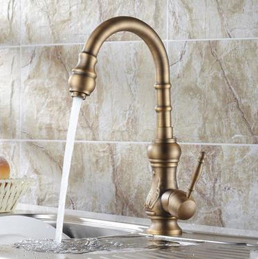 Antique Brass Kitchen tap (Antique Copper Finish) T-1705A Antique Brass Kitchen tap (Antique Copper Finish) T-1705A