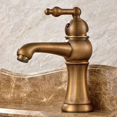 Antique Brass Single Handle Mixer Bathroom Sink Tap TA1099 Antique Brass Single Handle Mixer Bathroom Sink Tap TA1099