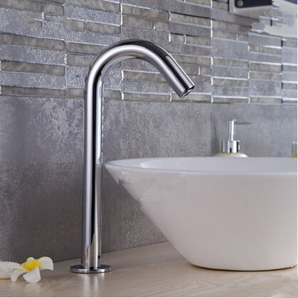 Automatic Brass Bathroom Sink Tap Free Hands Only Cold Water Automatic Tap TA330Y Automatic Brass Bathroom Sink Tap Free Hands Only Cold Water Automatic Tap TA330Y