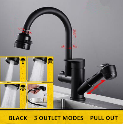 Black Bronze Brass Pull Out Kitchen Tap Rotatable Mixer Kitchen Sink Tap TB0179 Black Bronze Brass Pull Out Kitchen Tap Rotatable Mixer Kitchen Sink Tap TB0179