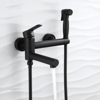 Antique Black Brass Wall Mounted Mixer Bathtub Taps With Bidet Tap TB0299 Antique Black Brass Wall Mounted Mixer Bathtub Taps With Bidet Tap TB0299