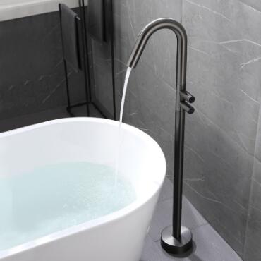 Antique Black Brass Free Standing Simplicity Bathroom Tub Tap Bathtub Tap TB0758S Antique Black Brass Free Standing Simplicity Bathroom Tub Tap Bathtub Tap TB0758S