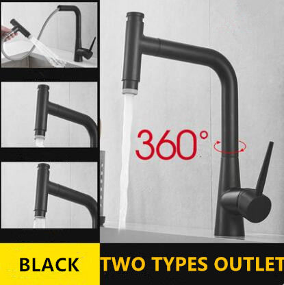 Brass Kitchen Pull Out Black Printed Rotatable Mixer Kitchen Sink Tap TB1709 Brass Kitchen Pull Out Black Printed Rotatable Mixer Kitchen Sink Tap TB1709