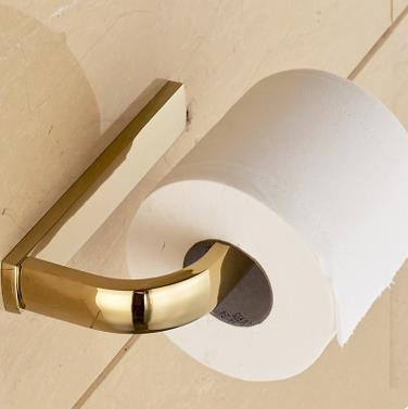 Bathroom Accessory Antique Golden Printed Toilet Roll Holder TCB4900