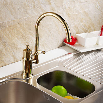 Antique Brass Finish Special Design Rose Gold Kitchen Tap TP6103F Antique Brass Finish Special Design Rose Gold Kitchen Tap TP6103F