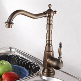 Centerset Antique Brass Kitchen Tap T0438 Centerset Antique Brass Kitchen Tap T0438