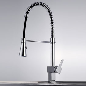 Single Handle Chrome Centerset Pull-out Kitchen Tap T0749 Single Handle Chrome Centerset Pull-out Kitchen Tap T0749